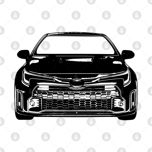 GR Corolla Morizo Sketch Art by DemangDesign