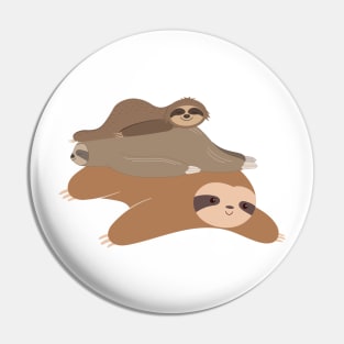 sleeping sloths Pin