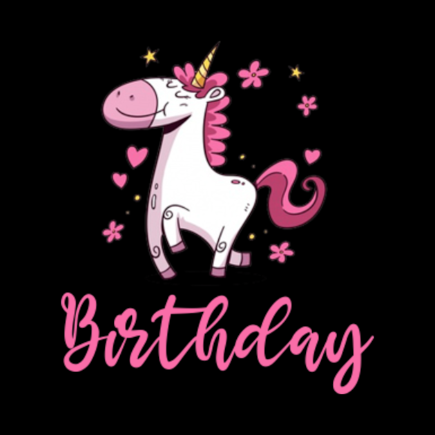 Unicorn Birthday girl - Unicorn Birthday - Pin | TeePublic