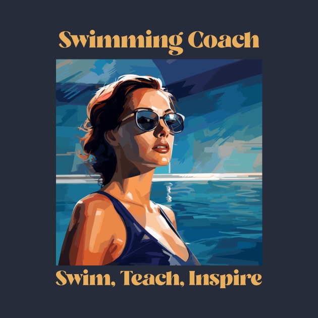 swim instructor, swim coach, swimming trainning, fun designs v8 by H2Ovib3s