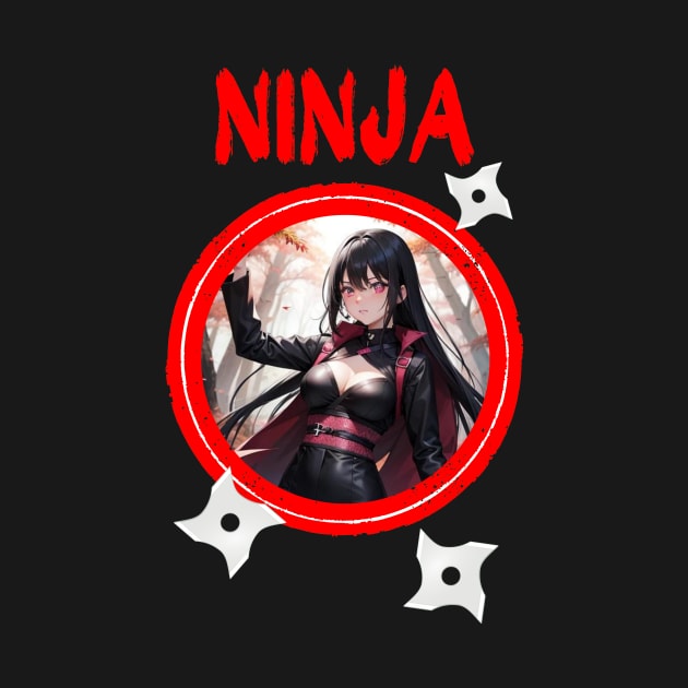 Ninja Target Love Cute Anime Girl by Clicks Clothes