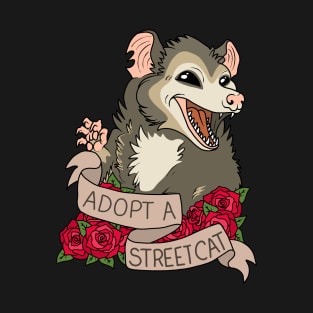 Possum - Adopt a street cat T-Shirt