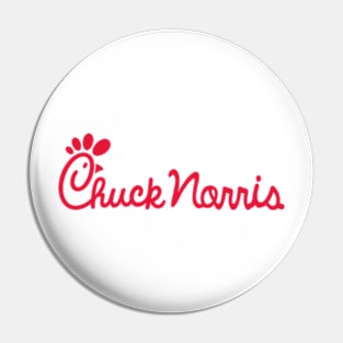 Chicks love Chuck Norris Pin