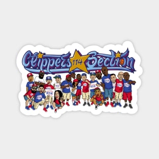 Bench On A Quest - Clippers Section Magnet