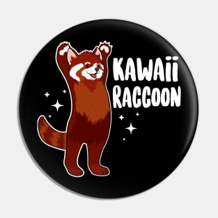 Kawaii Raccoon Pin