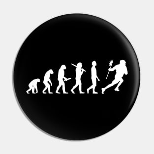 Funny Lacrosse Evolution Gift For Lacrosse Players Pin