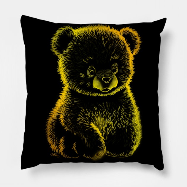 Bear Cub Pillow by kostjuk