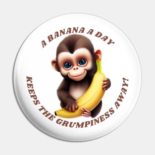 A banana a day keeps the grumpiness away Pin