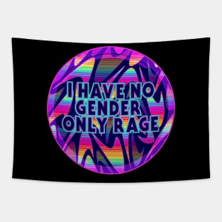 No Gender only Rage Tapestry