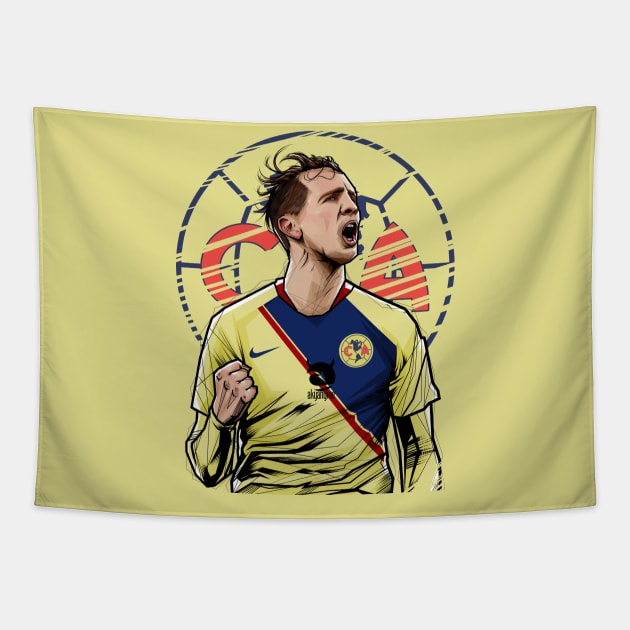 De Jong America Campeon Tapestry by akyanyme