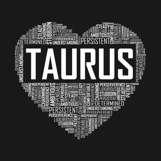 Taurus Zodiac Heart by LetsBeginDesigns