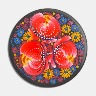 Petrykivka painting Pin