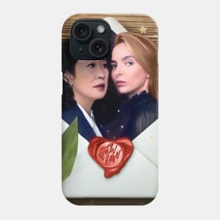 Killing Eve Villanelle and Eve Villaneve Valentine Phone Case