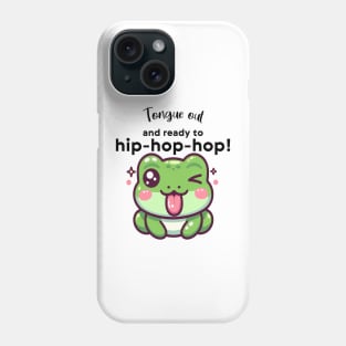 Tongue-Tastic Froggy Fun Tee Phone Case