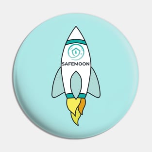 Safemoon To The Moon Rocket Pin