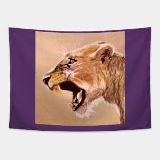 Lioness Tapestry