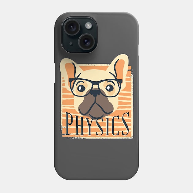 Physics Nerdy Dog Phone Case by TomCage