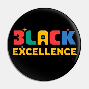 🤎 Black Excellence, Black Pride, Colorful Text Art Design Pin