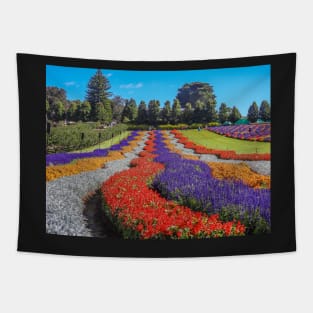 Autumn Flower Display Tapestry