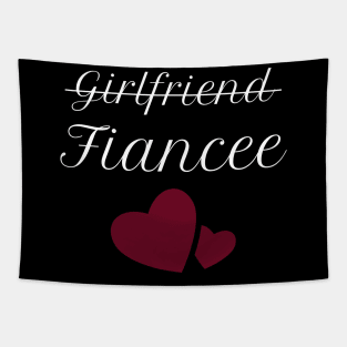 Womens Girlfriend Fiancee Gift - Fiance Engagement Party Tapestry