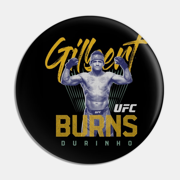 Gilbert Burns Retro Bitmap Pin by ganisfarhan