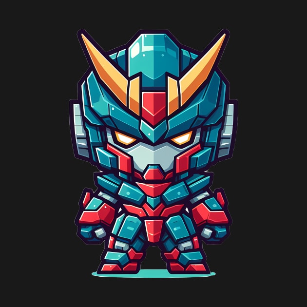 Chibi anime mecha robot by Mechanime World