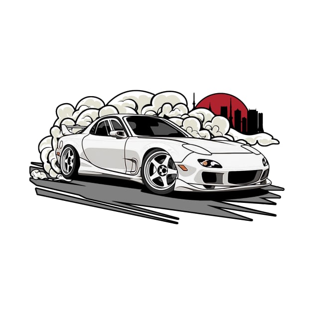 Mazda RX7, JDM, Japanese cars by T-JD