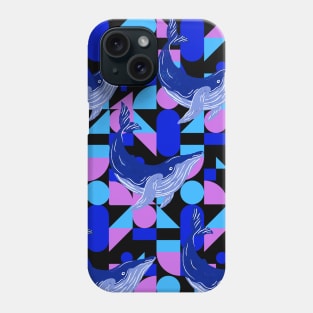 Geometry Meets the Humpback Whale Phone Case