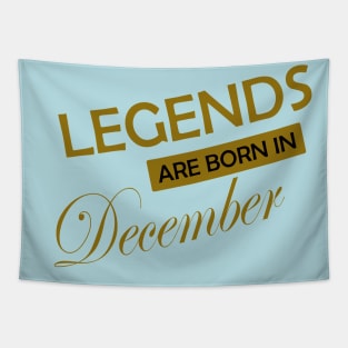 Legends are born in .. gold design Tapestry