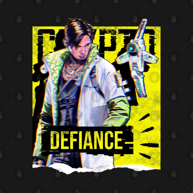 Apex Legends Crypto Defiance by LucioDarkTees