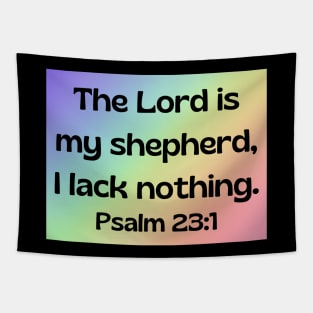 Bible Verse Psalm 23:1 Tapestry