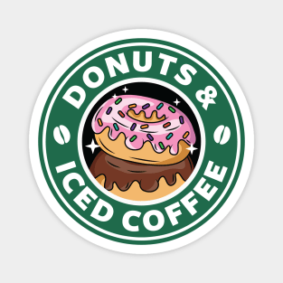 Donuts and Iced Coffee Magnet