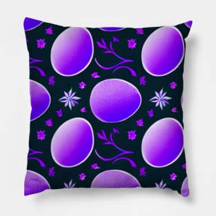 Easter eggs 2 wallpaper style (MD23Etr002d) Pillow