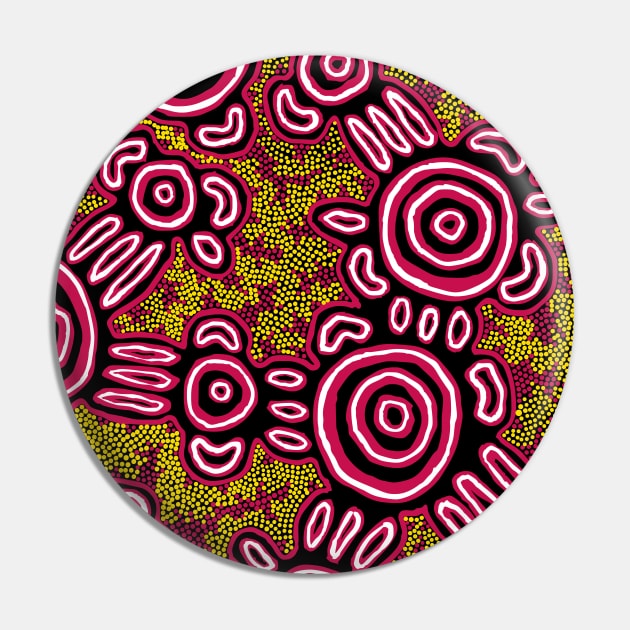 Aboriginal Art - You Belong Pin by hogartharts