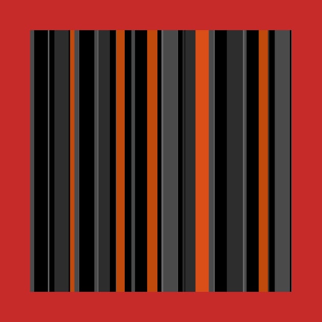 Grey orange stripes by Playfulfoodie