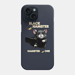 Black Super Hamster Phone Case