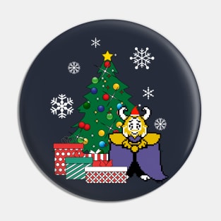 King Asgore Around The Christmas Tree Undertale Pin