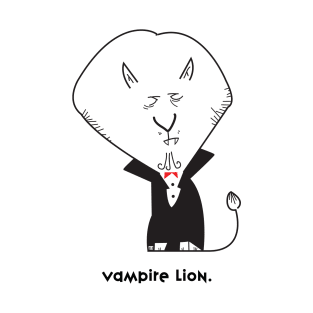 Vampire lion. T-Shirt