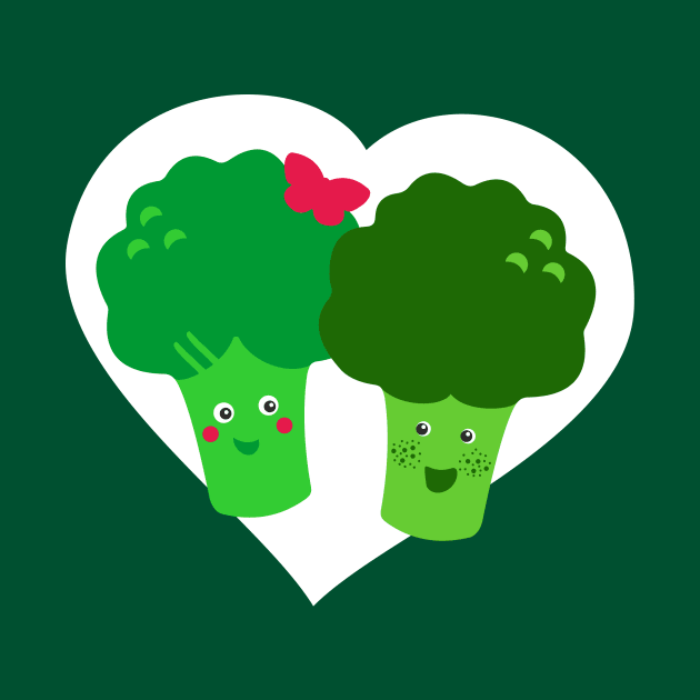 Broccoli in Love by XOOXOO