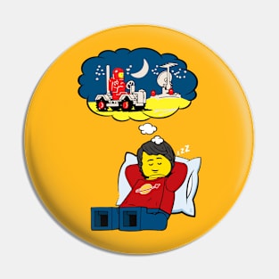 My Dream My Future Spaceman Pin