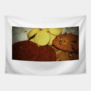 A Dish Full Of Cookies Tapestry