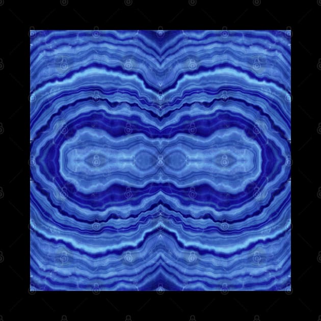 Blue Agate Abstract by Occult Obsessions