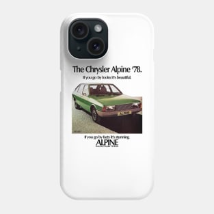 TALBOT ALPINE - 1970s advert Phone Case