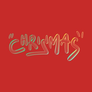 Christmas Bubble Lettering T-Shirt