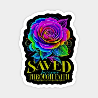 SAVED BY GRACE Magnet