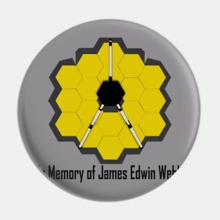 James Edwin Webb Space Telescope Pin