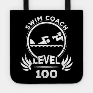 Level 100 Swim Coach Swimming Trainer Gift Tote