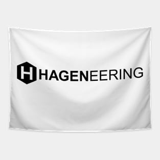 Hageneering Logo Shirt - Black Text Tapestry