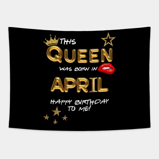 April Birthday Tapestry by Xtian Dela ✅