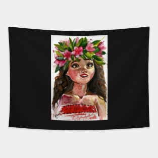 Flower crown Tapestry